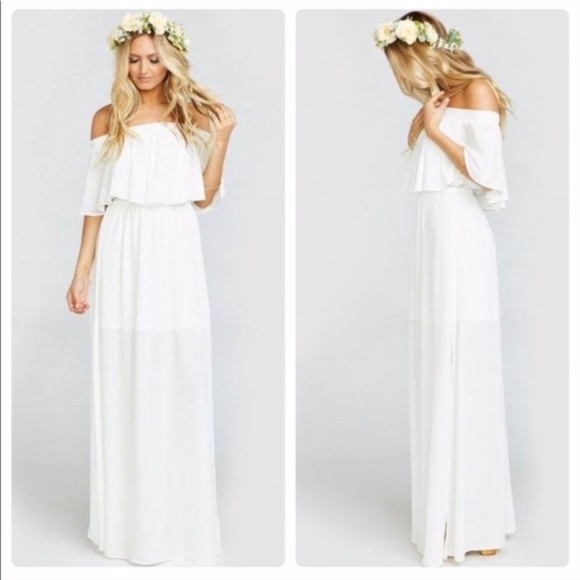 Show Me Your MuMu Dresses & Skirts - Show Me your Mumu Hacienda Maxi Dress Ivory Crisp